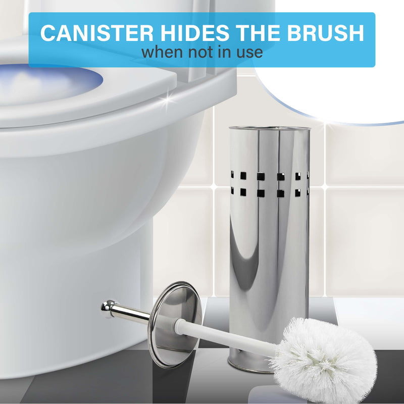 Stainless Steel Toilet Brush & Holder