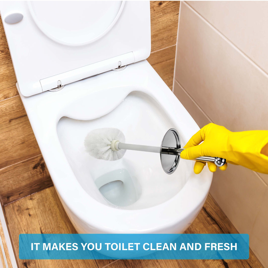 Stainless Steel Toilet Brush & Holder