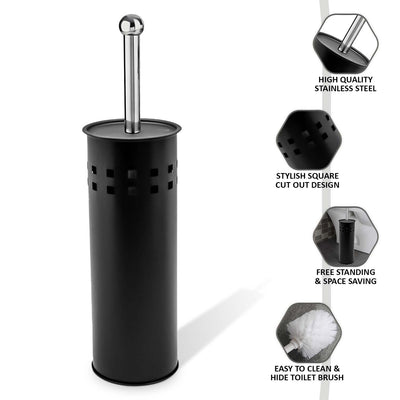 Stainless Steel Toilet Brush & Holder