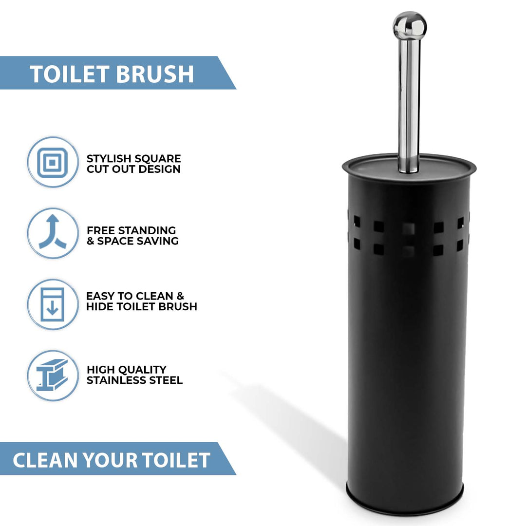 Stainless Steel Toilet Brush & Holder