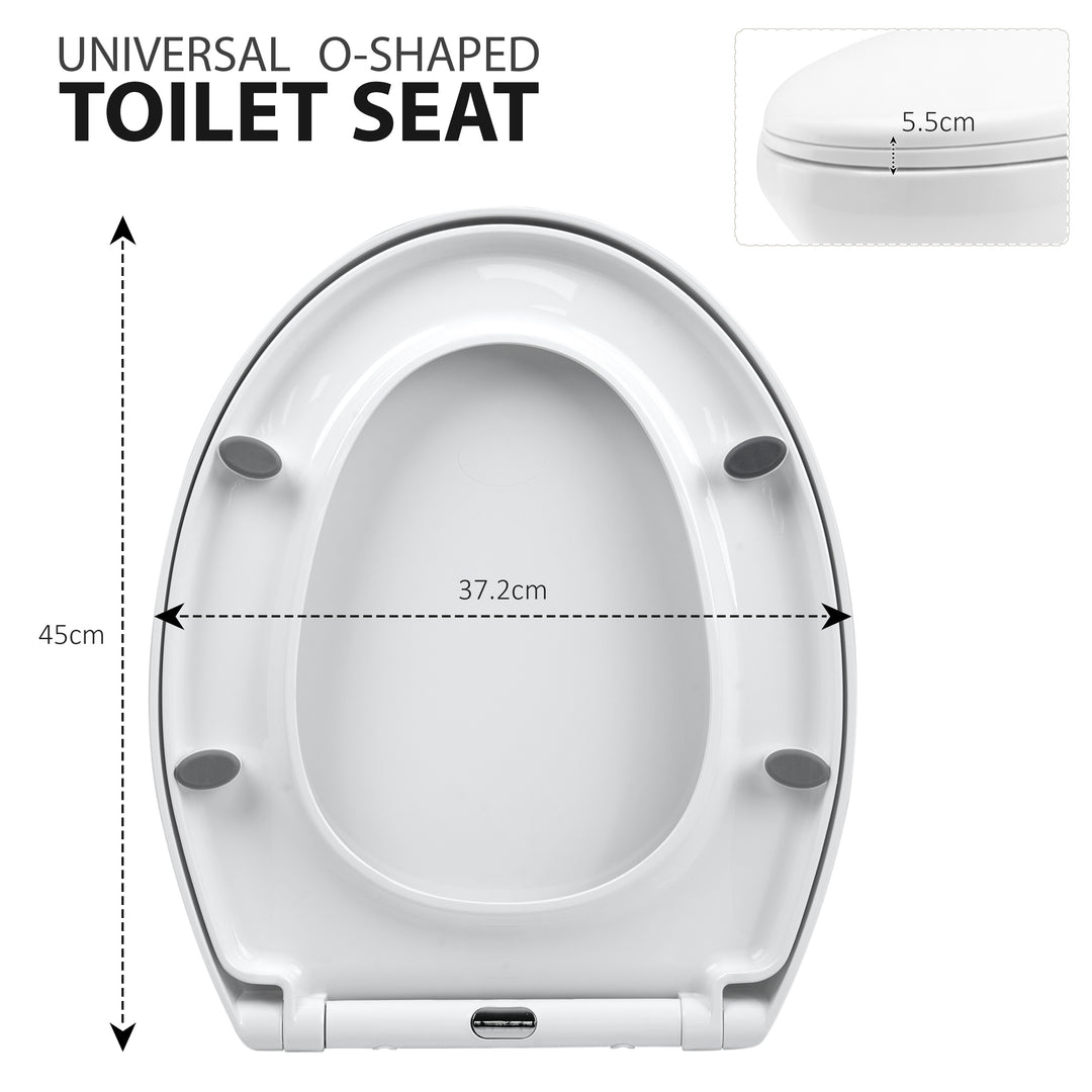 Soft Close Toilet Seat White
