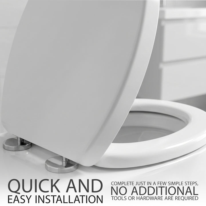 Soft Close Toilet Seat White