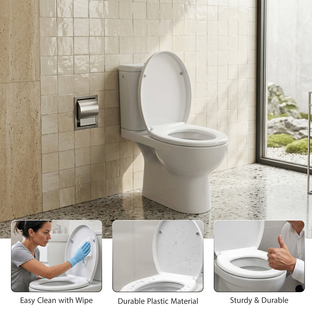 Soft Close Toilet Seat White