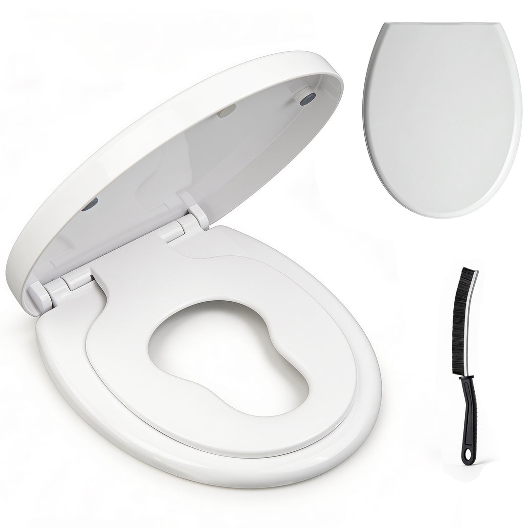 Adult Child Friendly Soft Close Toilet Seat