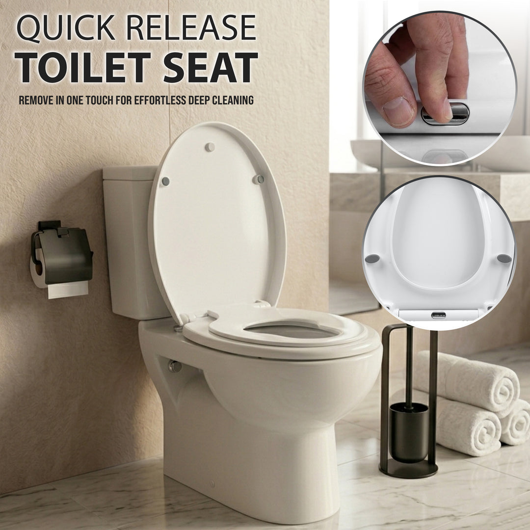 Adult Child Friendly Soft Close Toilet Seat