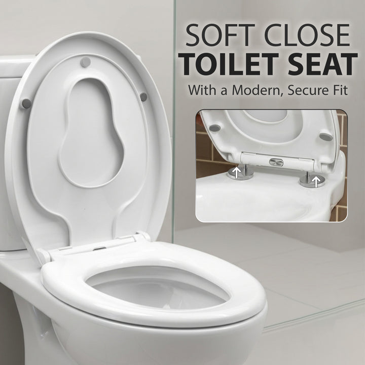 Adult Child Friendly Soft Close Toilet Seat