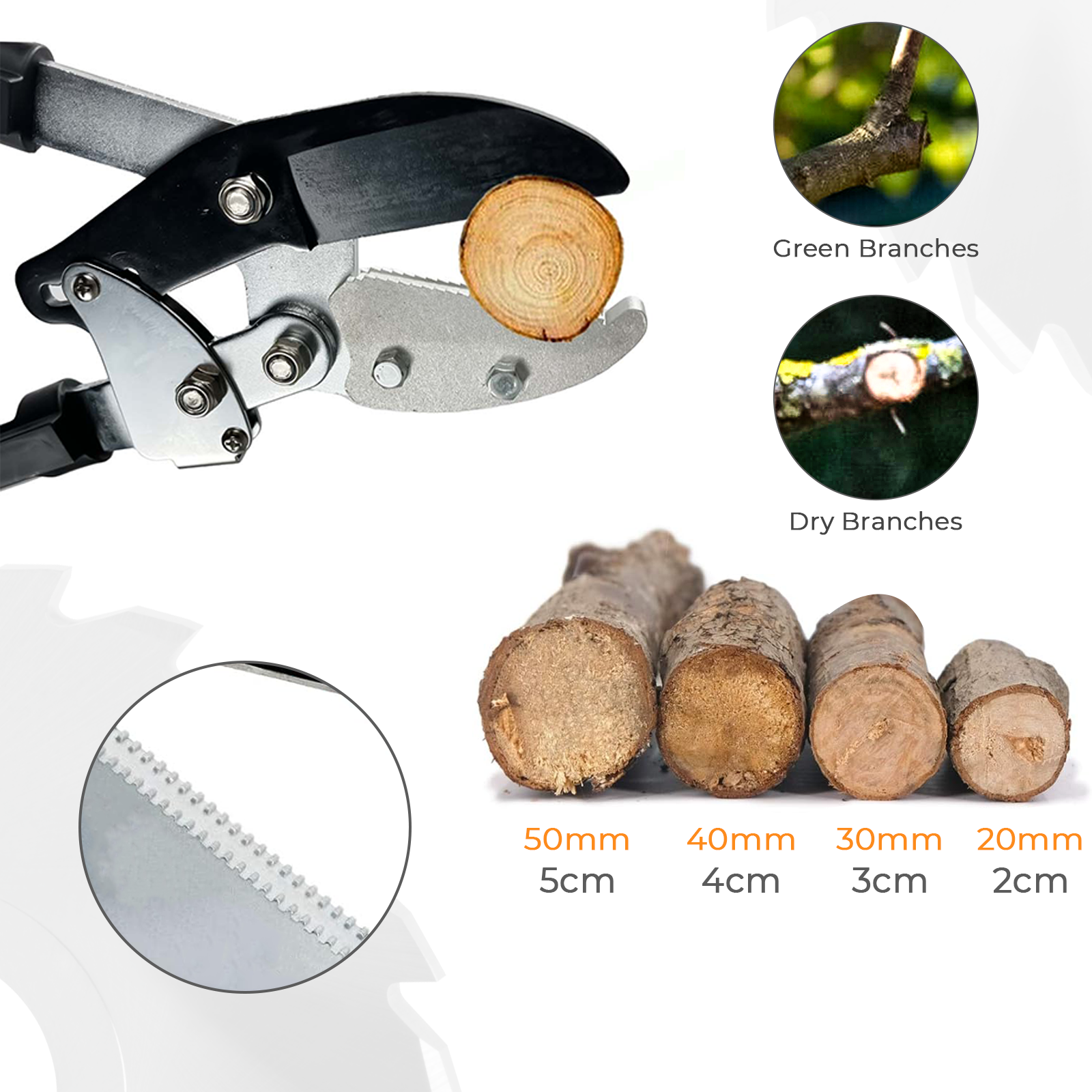 Tree Platform Small Rachet Telescopic Ratchet Tree Loppers โ Dennyshop UK