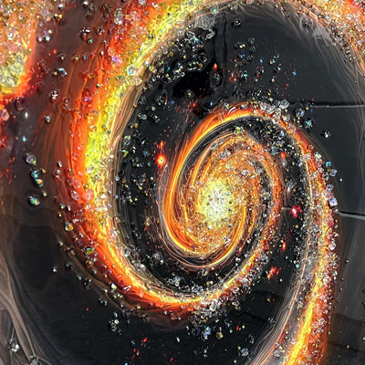 The Spiral Galaxy Wall Art Painting