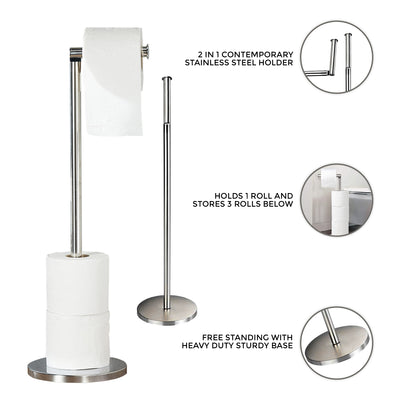 Stainless Steel Toilet Paper Stand