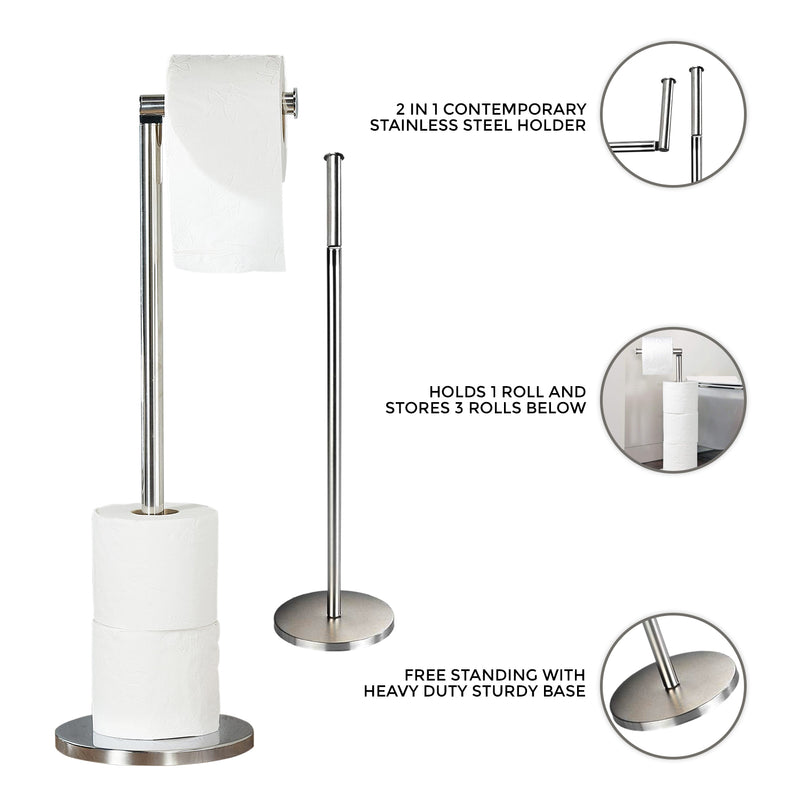 Stainless Steel Toilet Paper Stand