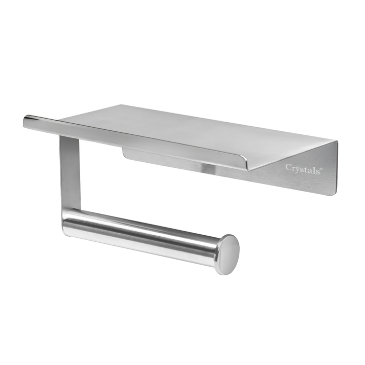 Self Adhesive Toilet Paper Holder with Phone Shelf