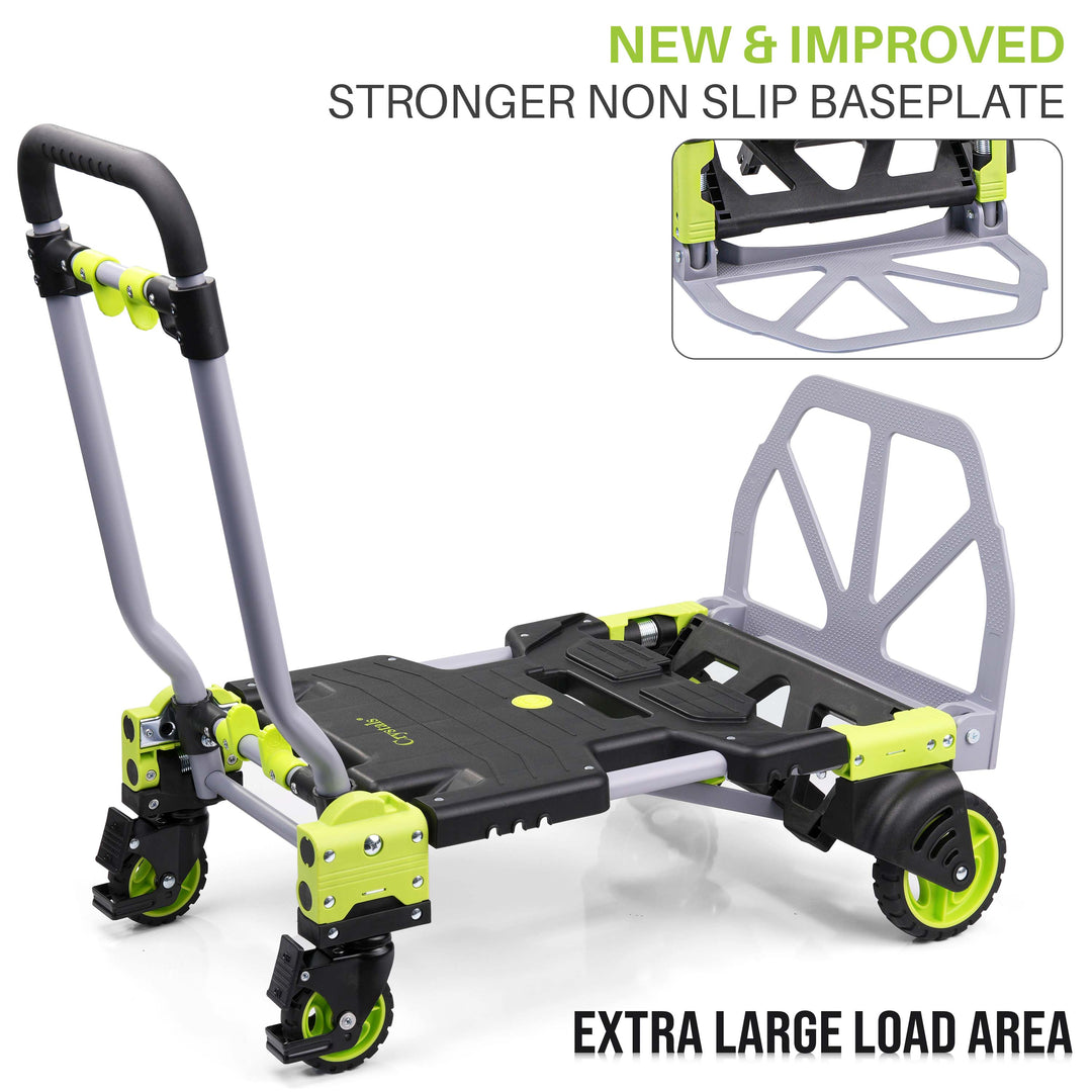 2-in-1 Hand Sack Truck Trolley - 120kg Load Capacity
