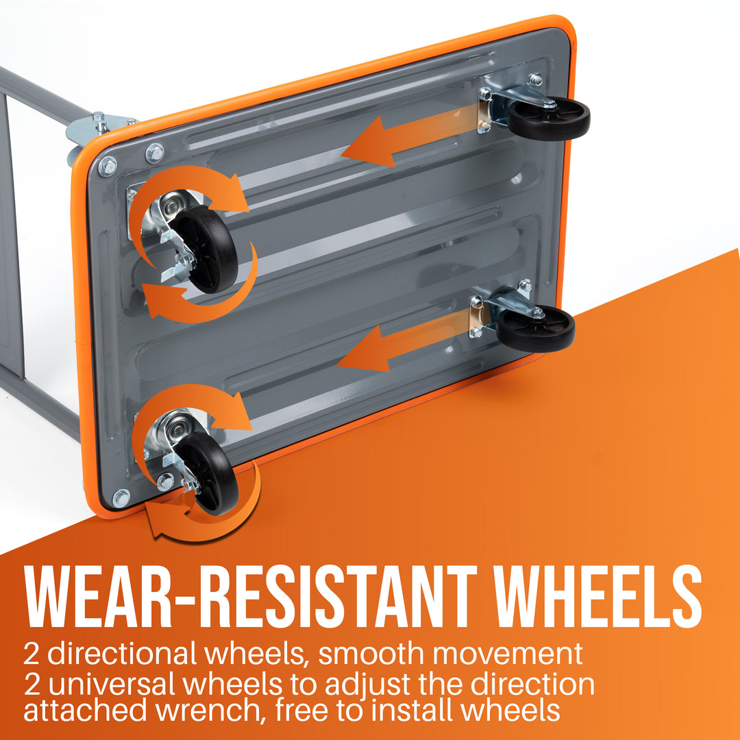 150kg Folding Platform Hand Sack Truck Trolley