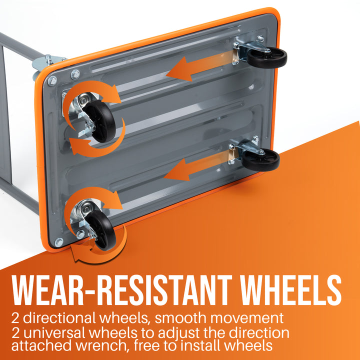 150kg Folding Platform Hand Sack Truck Trolley