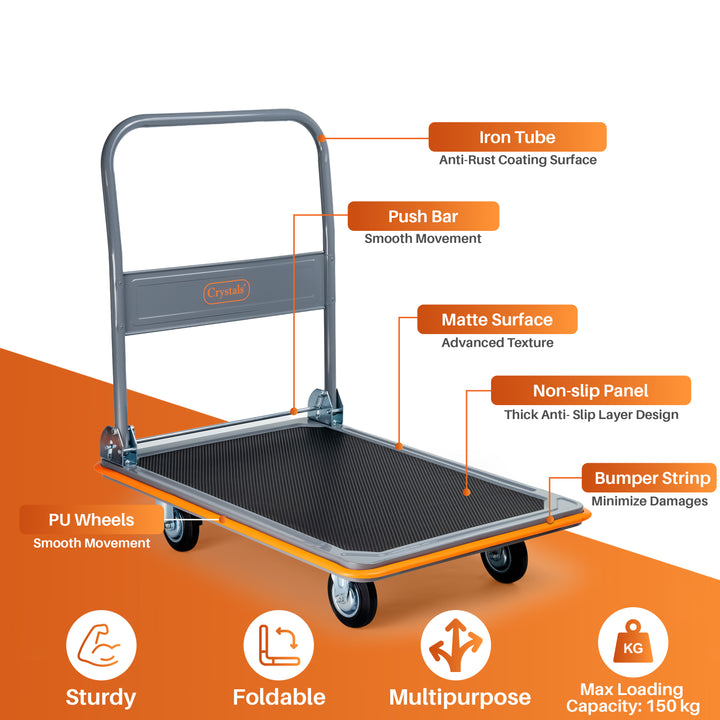 300kg Folding Platform Hand Sack Truck