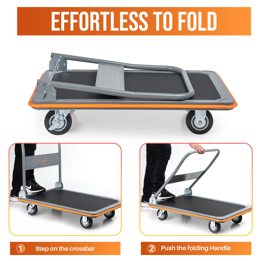 300kg Folding Platform Hand Sack Truck