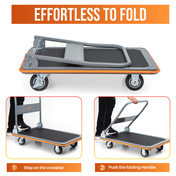 300kg Folding Platform Hand Sack Truck