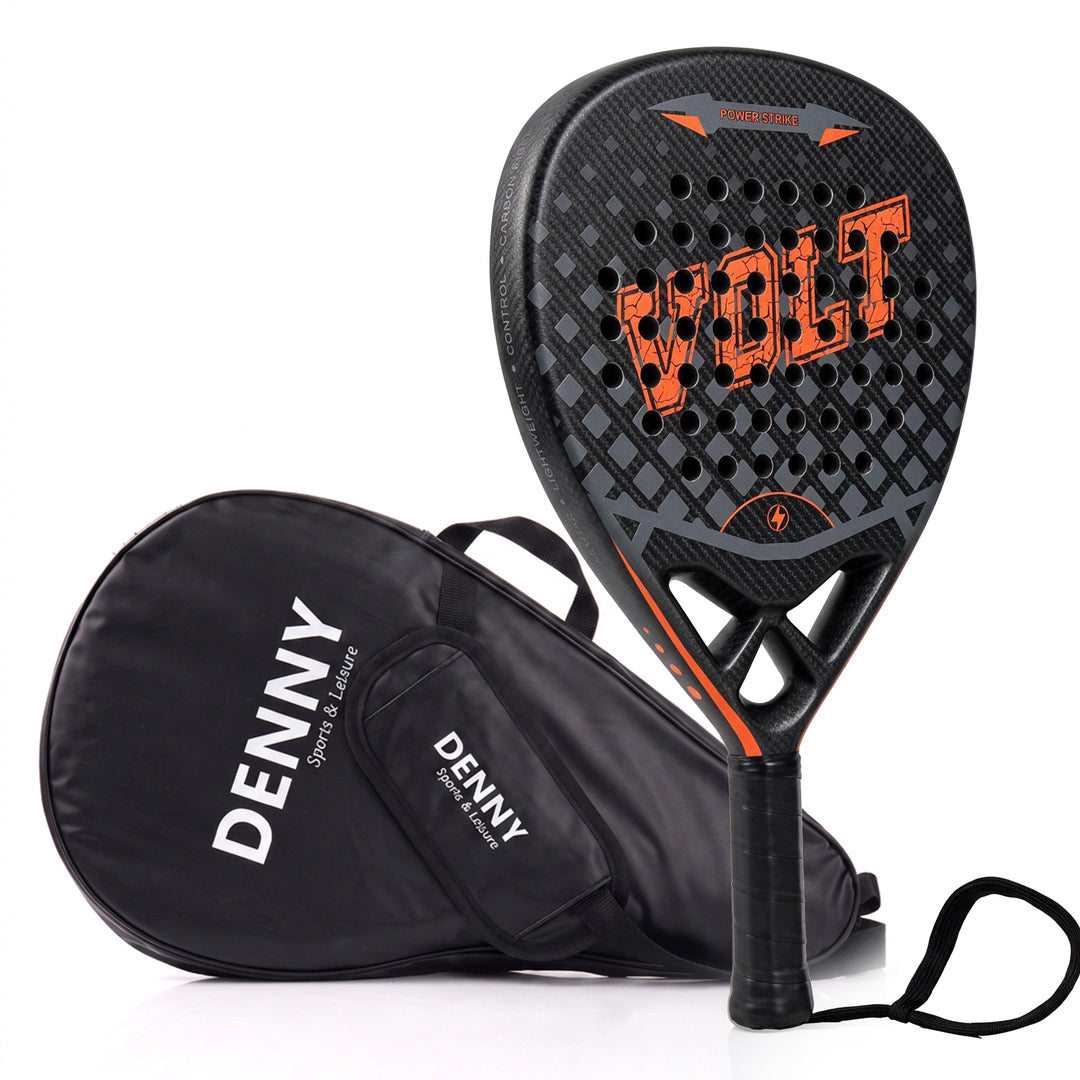 Padel Racket Carbon Fiber 375g &amp; Bag