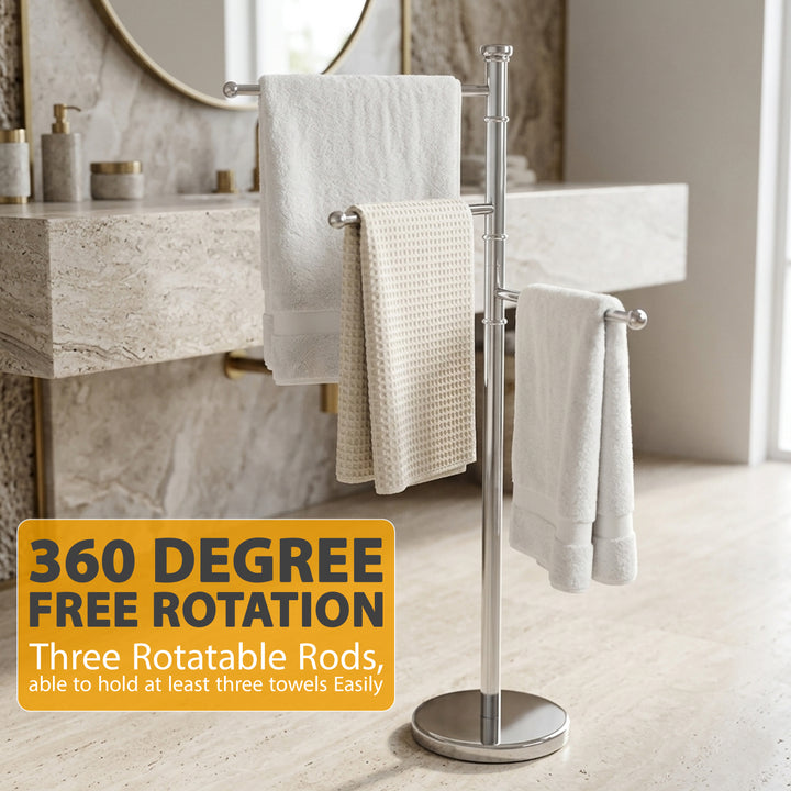 87cm Freestanding Towel Rack
