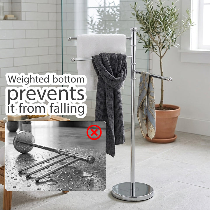 87cm Freestanding Towel Rack