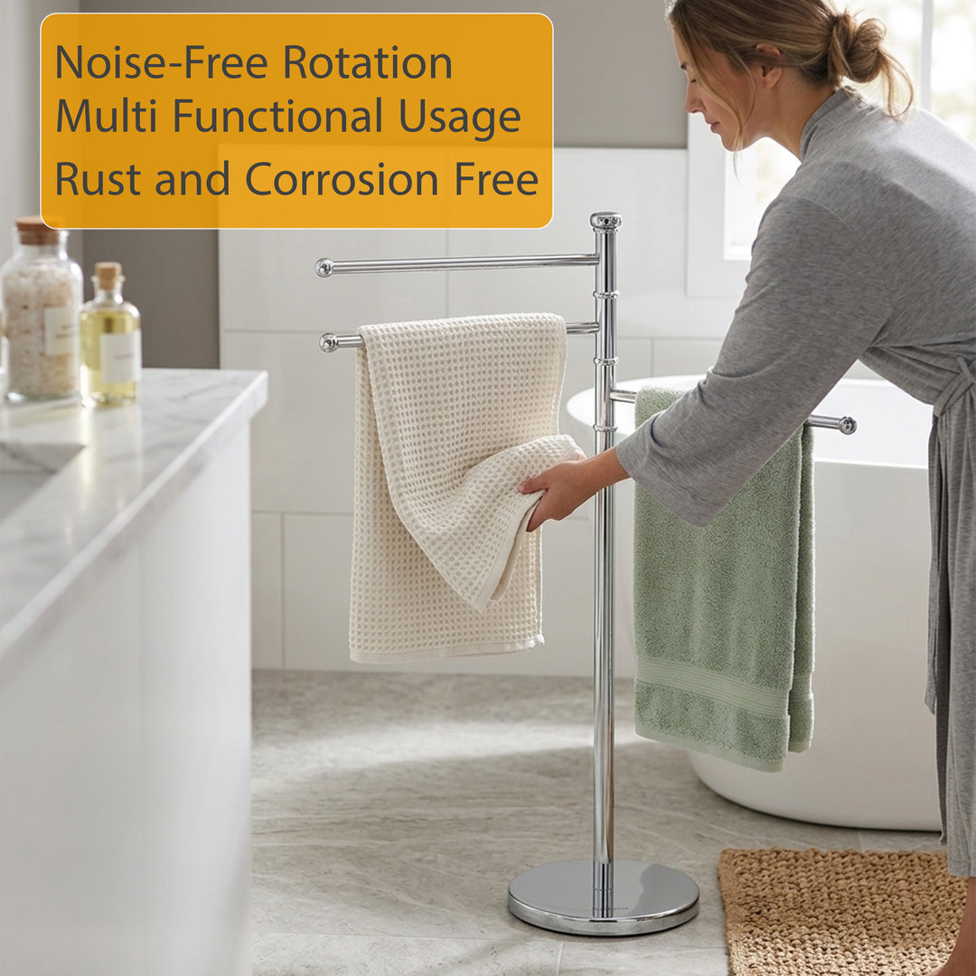87cm Freestanding Towel Rack