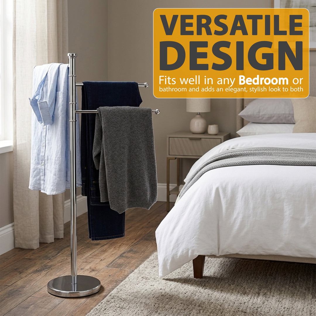 87cm Freestanding Towel Rack