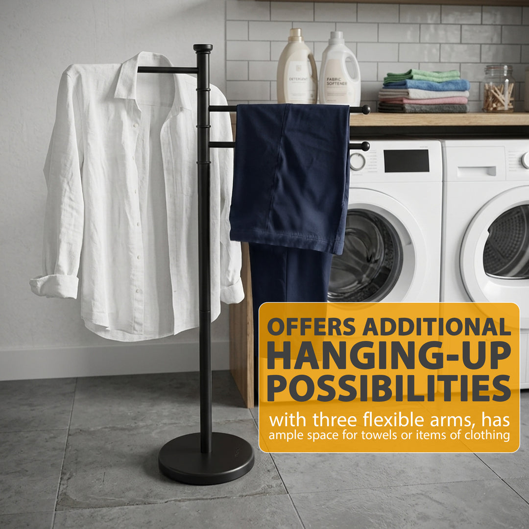 87cm Freestanding Towel Rack