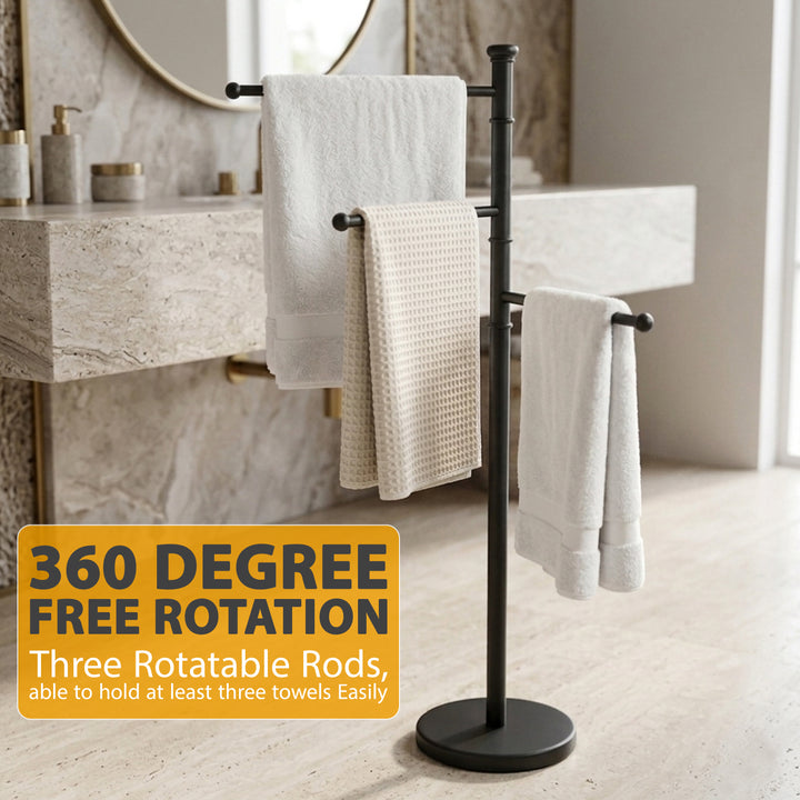 87cm Freestanding Towel Rack