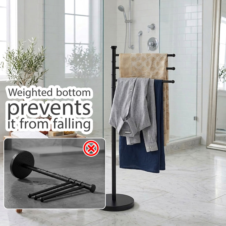87cm Freestanding Towel Rack