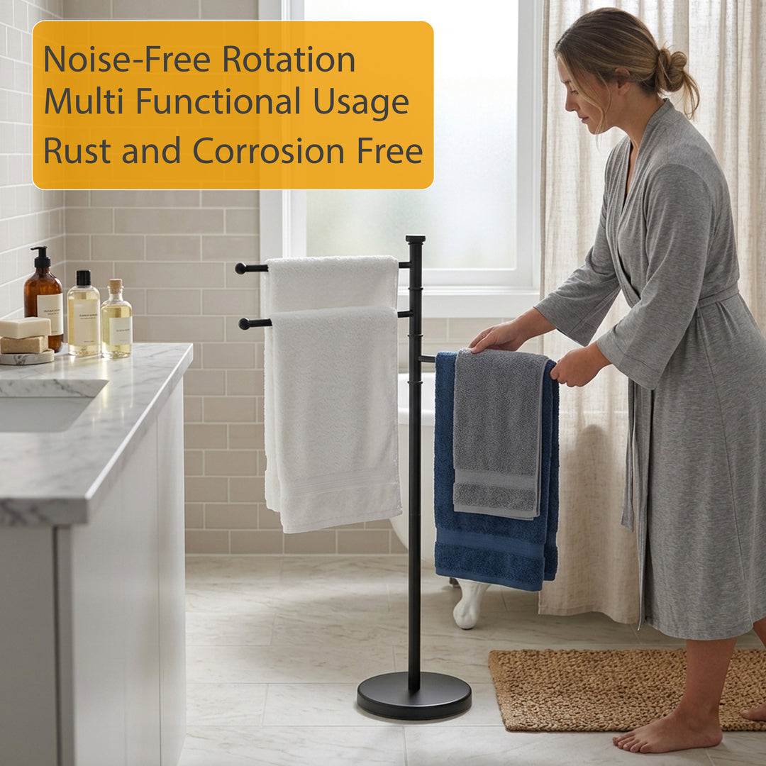 87cm Freestanding Towel Rack