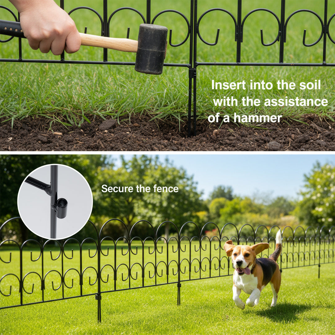 Metal Edging Path Border Fence Panels