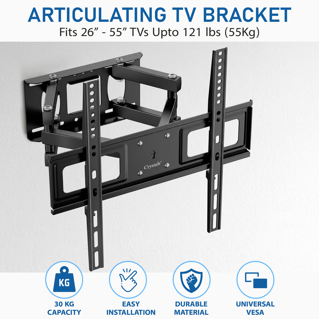 Swivels Tilts TV Wall Mount for 26-65 Inch