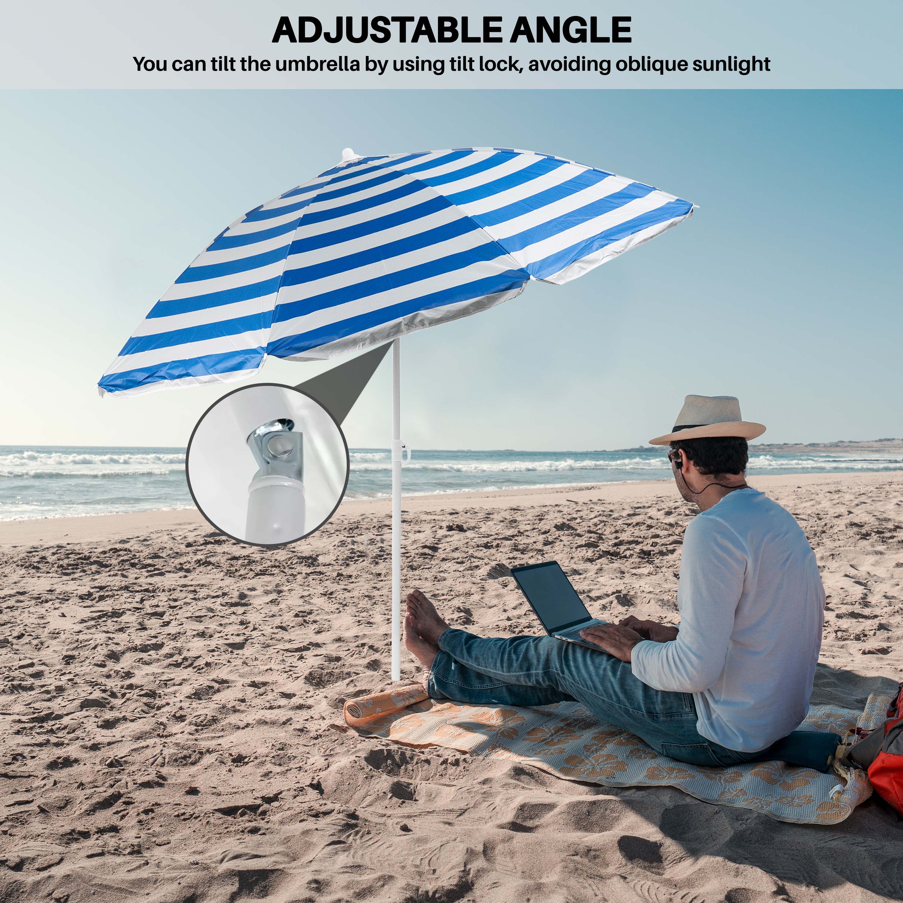 【激レア 】Mountain Research picnic seat NAVY Picnic Mat with Umbrella & Deck Chair – Denny Shop UK