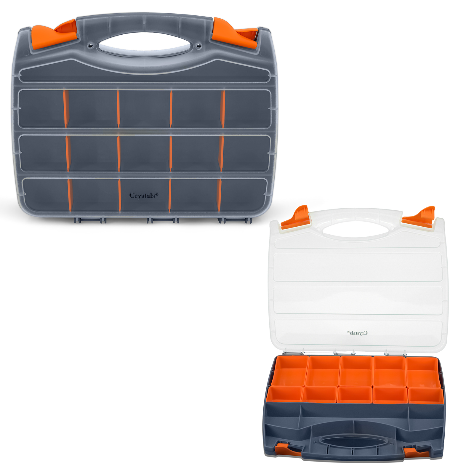 2 Part Storage Box 31 Double Sided Compartment Storage Box – Denny Shop UK