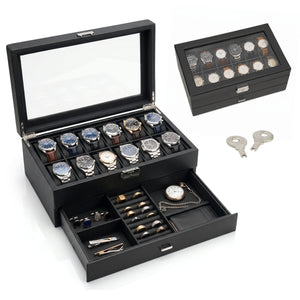12 Slot Watch Box Organiser