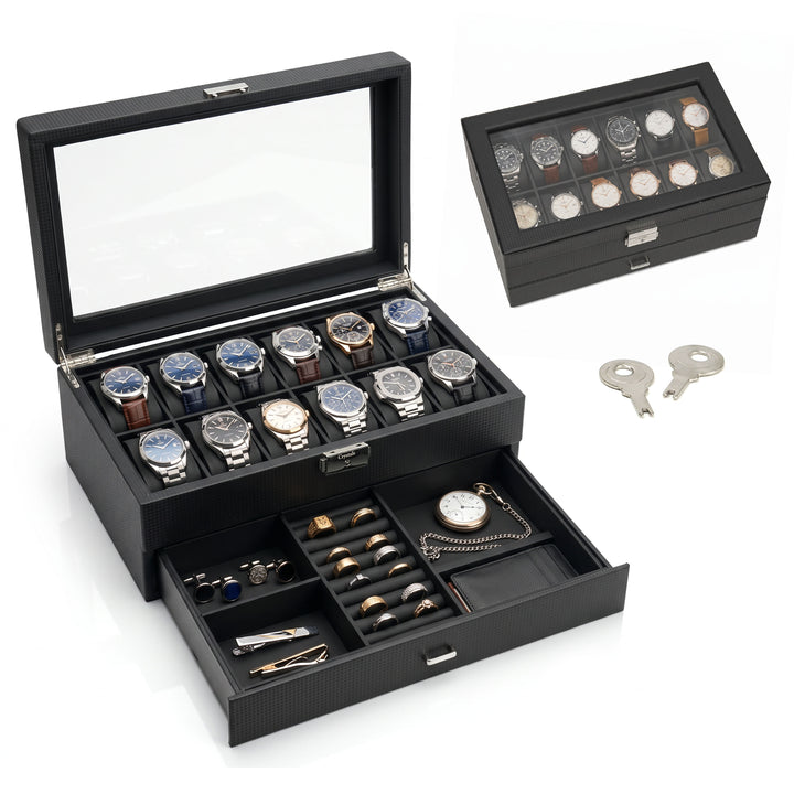 12 Slot Watch Box Organiser