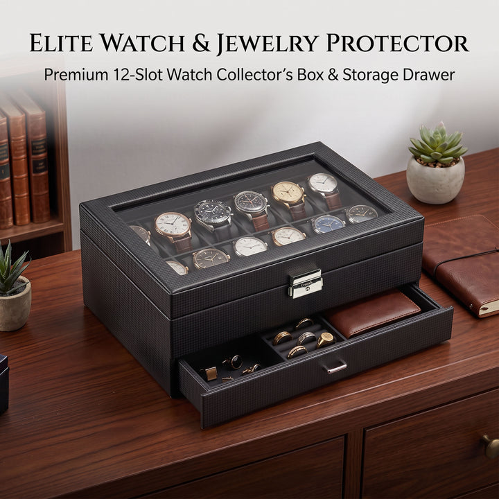 12 Slot Watch Box Organiser