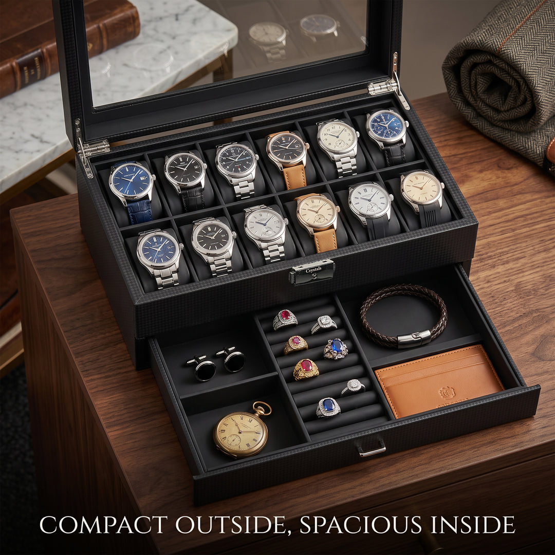 12 Slot Watch Box Organiser