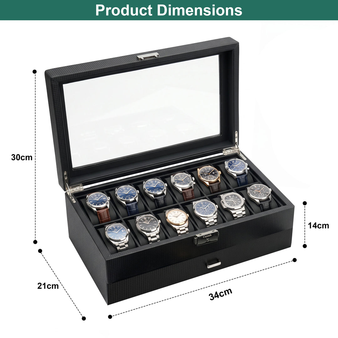 12 Slot Watch Box Organiser