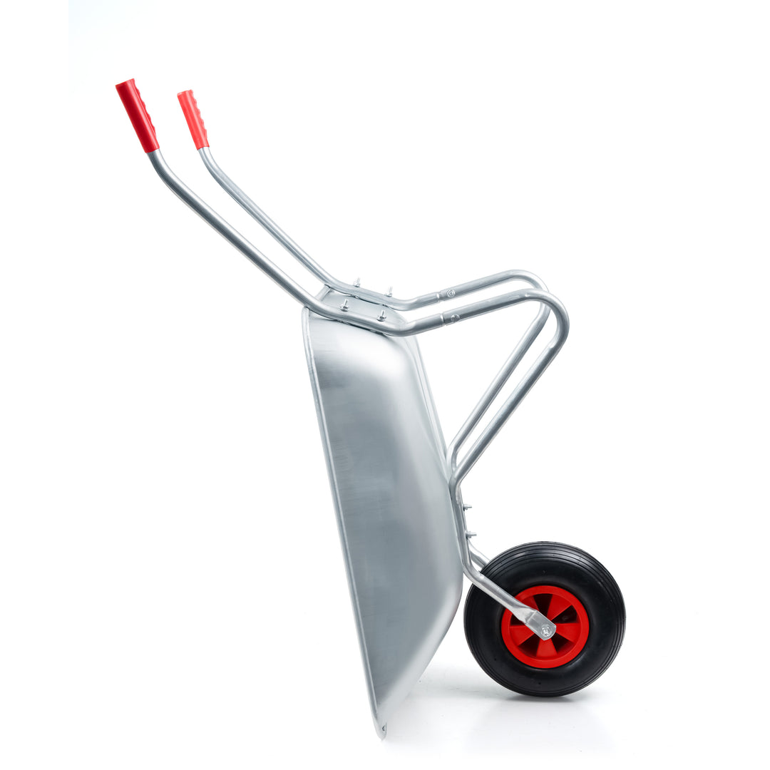 65 Liter Wheelbarrow Metal Cart Heavy Duty