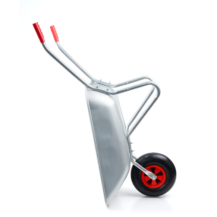 65 Liter Wheelbarrow Metal Cart Heavy Duty