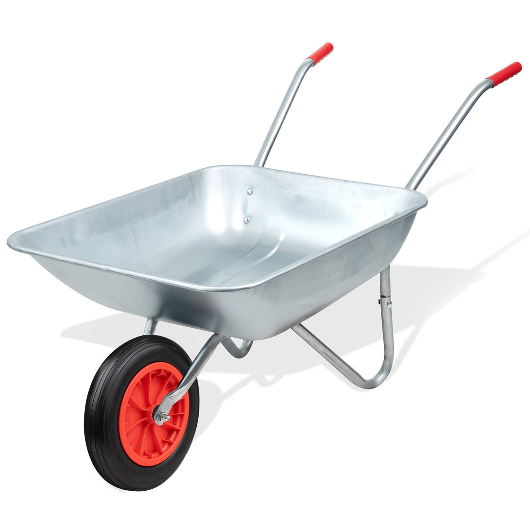 65L Heavy Duty Wheelbarrow with Puncture Proof Wheel