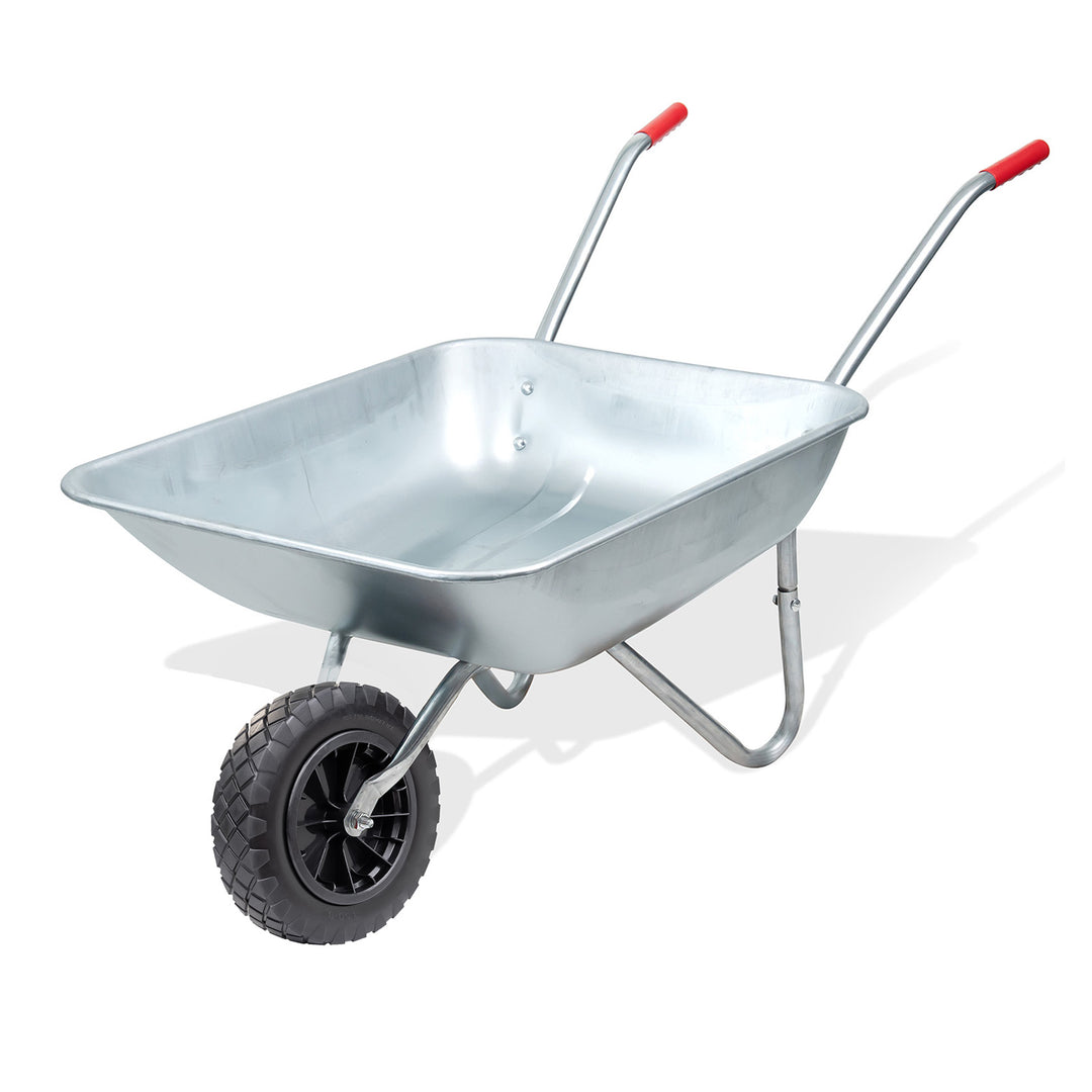 65L Heavy Duty Wheelbarrow with Puncture Proof Wheel