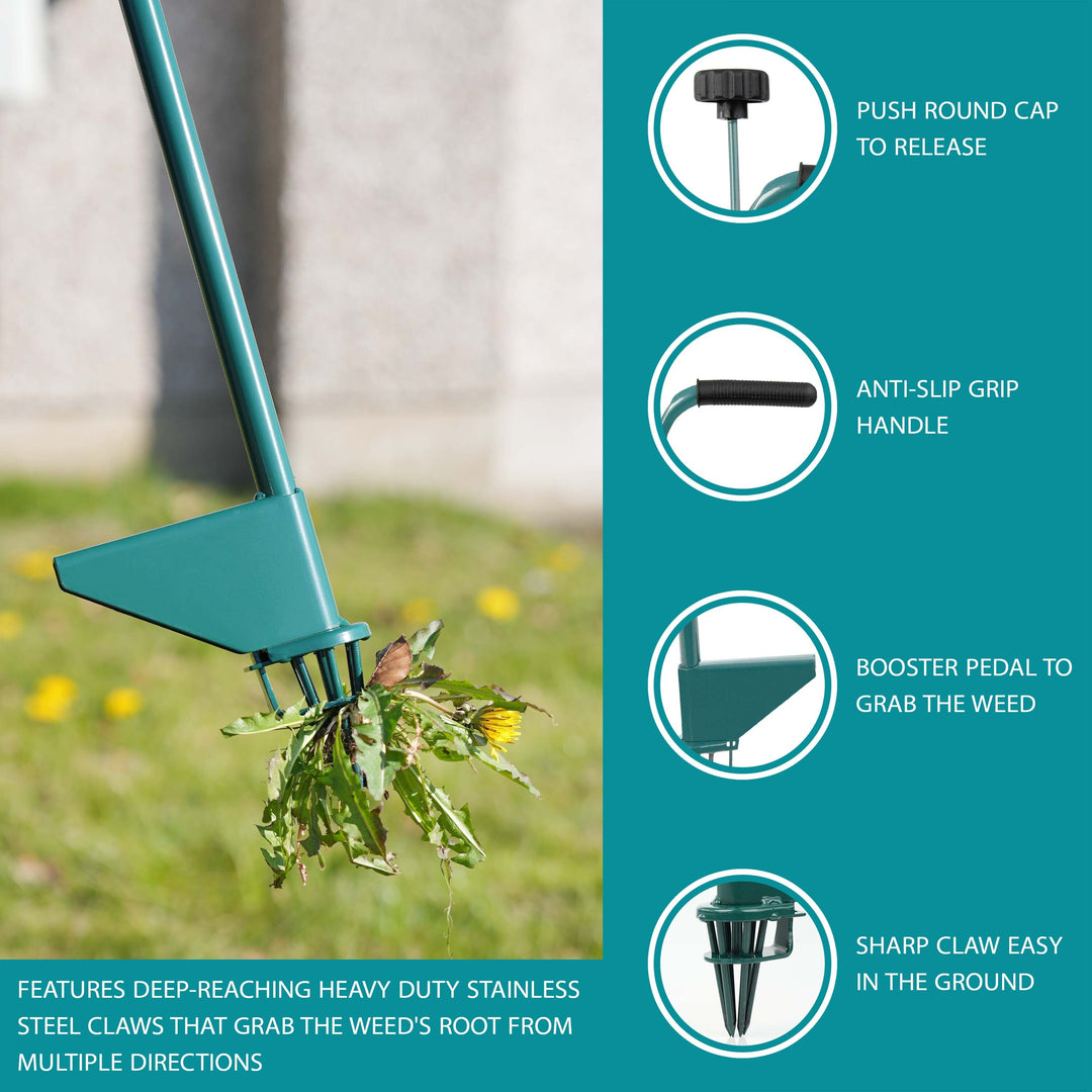 Steel Weed Puller Root Remover