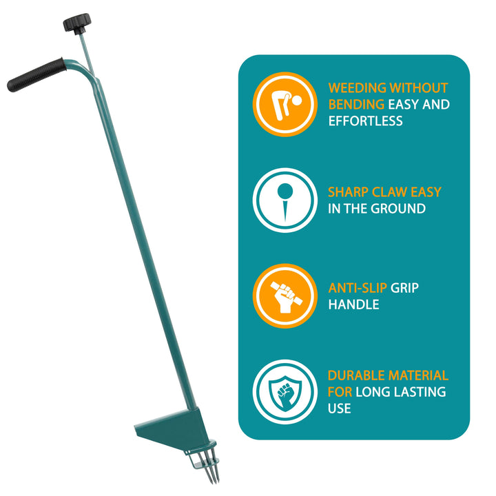 Steel Weed Puller Root Remover