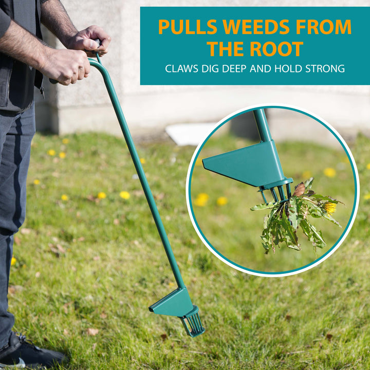 Steel Weed Puller Root Remover