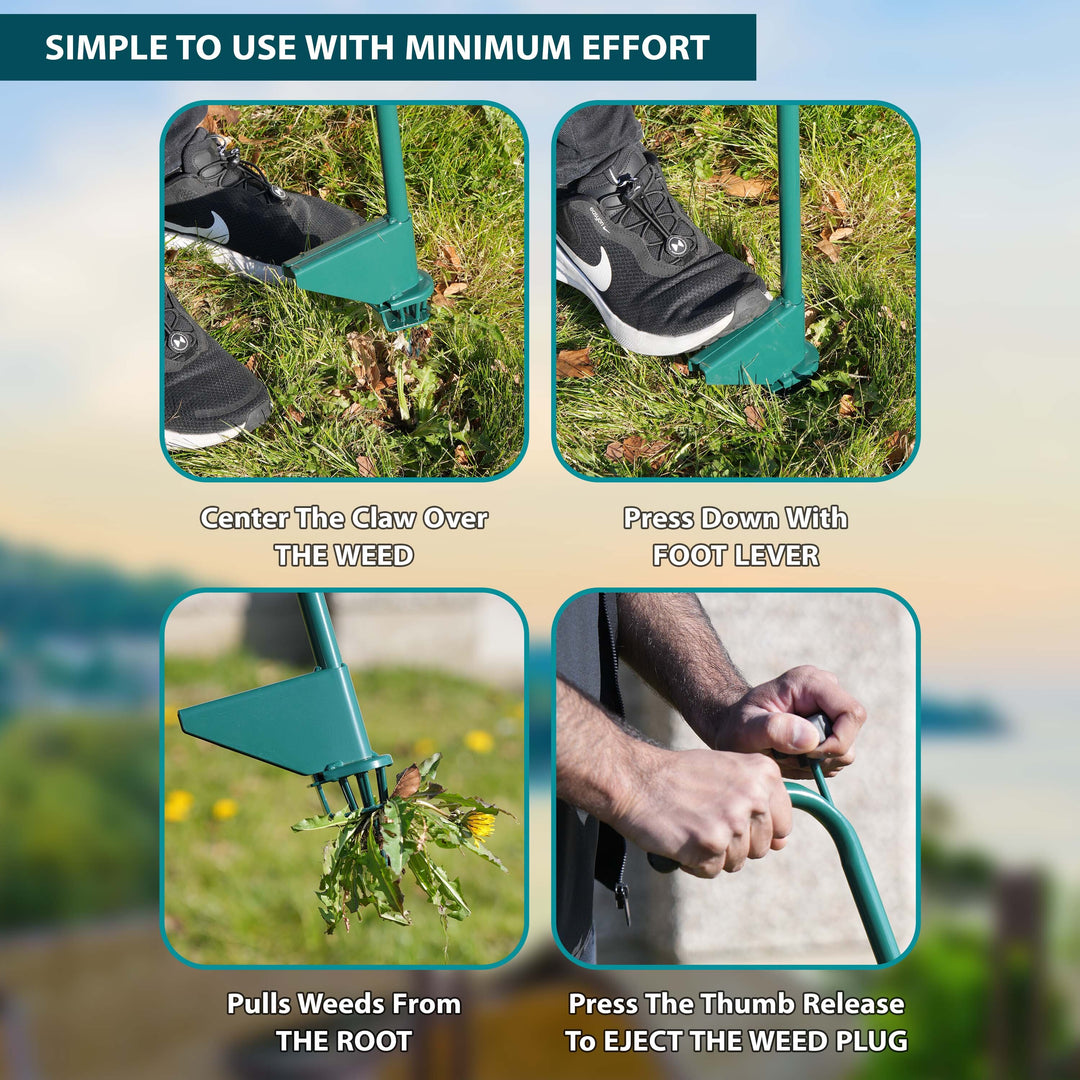 Steel Weed Puller Root Remover