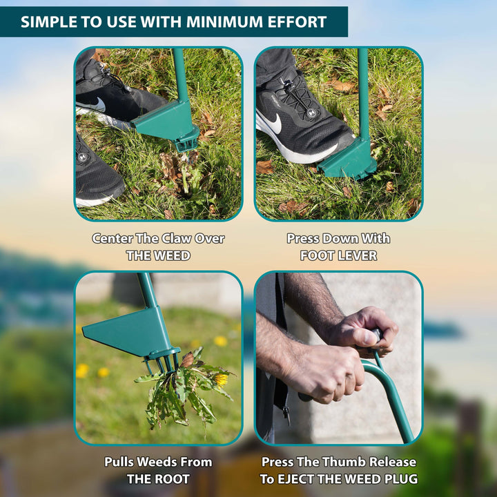 Steel Weed Puller Root Remover