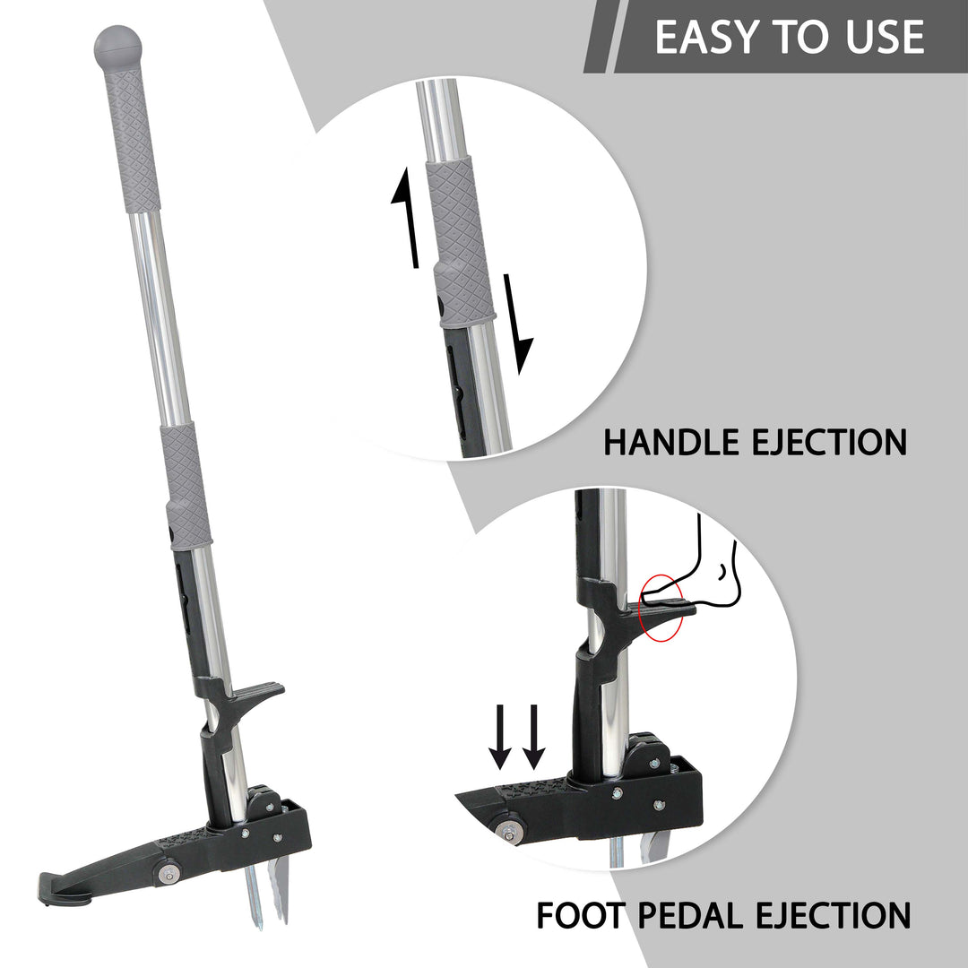 Weed Puller Weeder Tool with 4 Claws