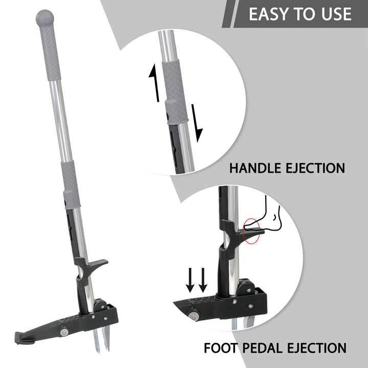 Weed Puller Weeder Tool with 4 Claws